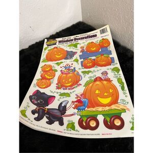 Vintage NOS Unused Halloween  Cute Mello Smello Made USA JOL Black Cat Wagons Pa